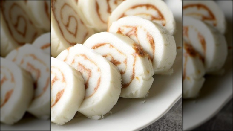 potato candy on plate