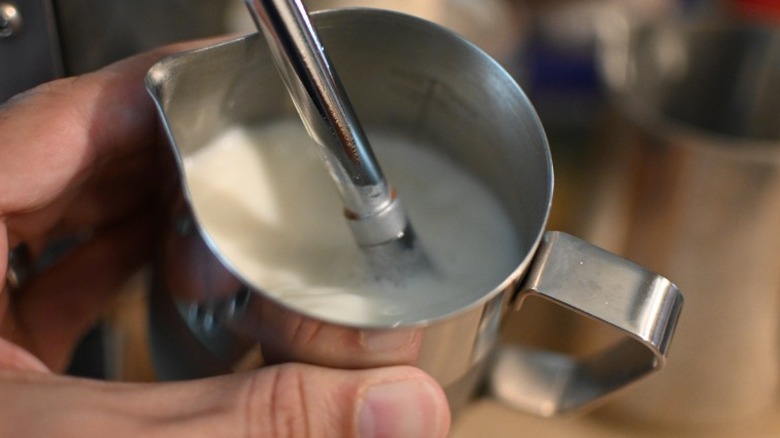 frothed milk