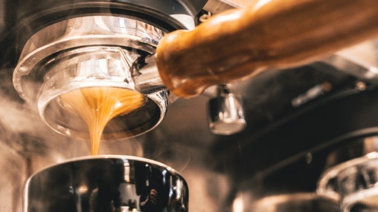 an espresso pull