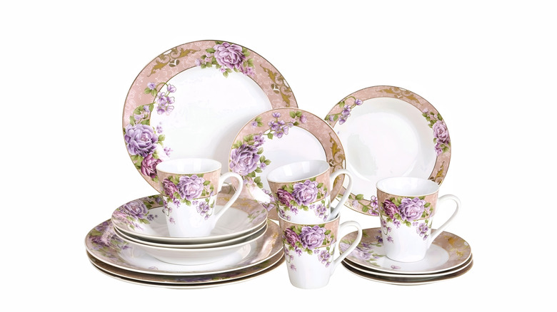 vintage complete dinnerware china set