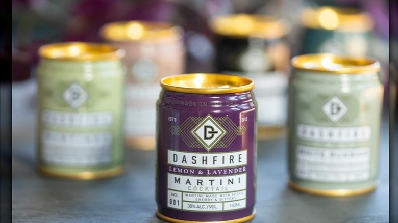 Dashfire Lemon Lavender Martini can
