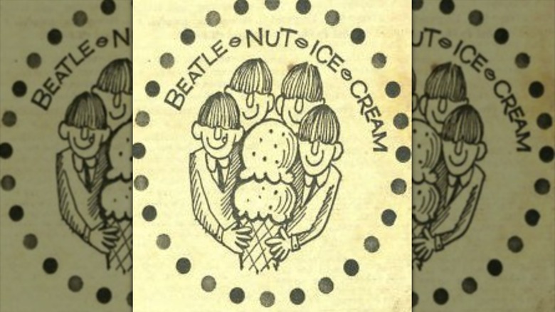Vintage Beatle nut ice cream ad