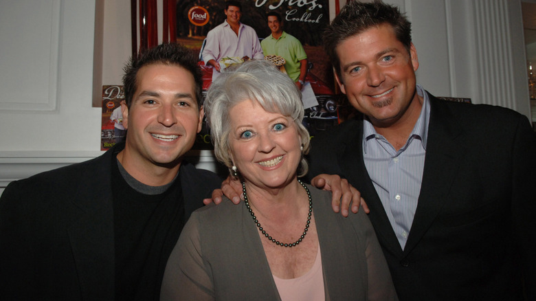 Paula Deen with her sons