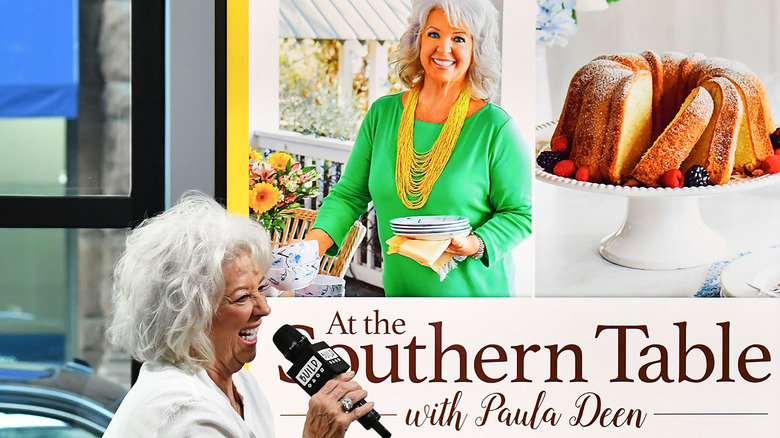 Paula Deen at the launch of her cookbook