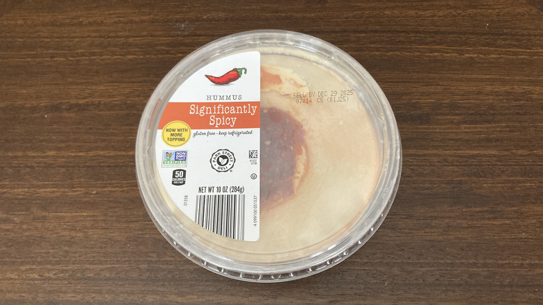 significantly spicy hummus from Aldi