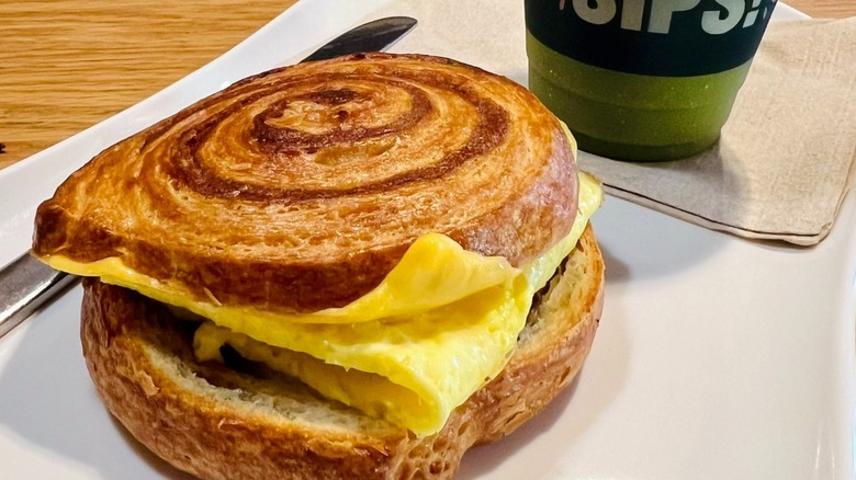 CinnaScramble sandwich from Panera