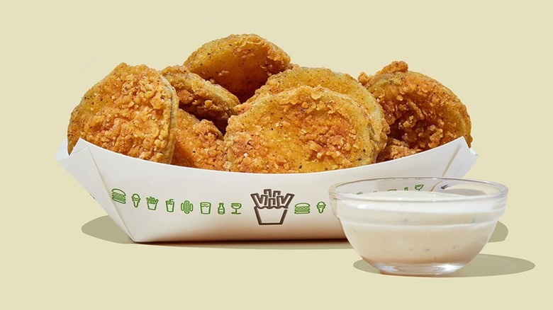 order of Shake Shack fried pickles