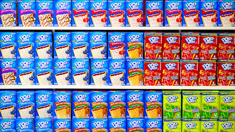 Boxes of pop-tarts