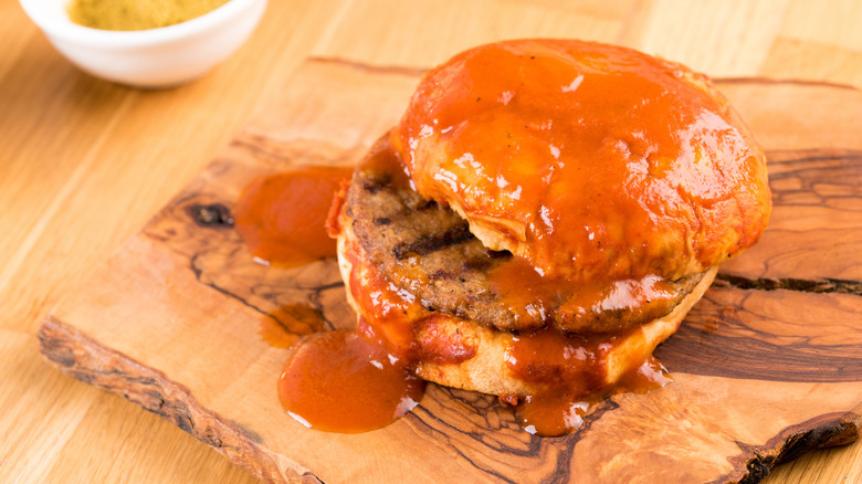 Turkish islak burger