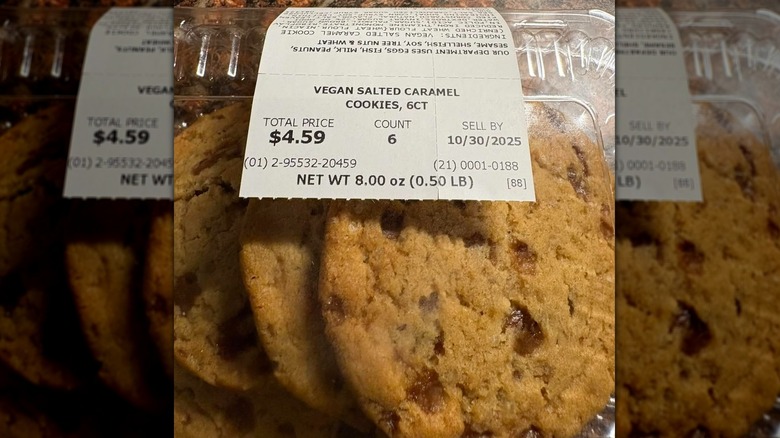 Publix vegan salted caramel cookies