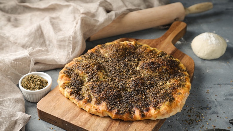 manakeesh with za'atar