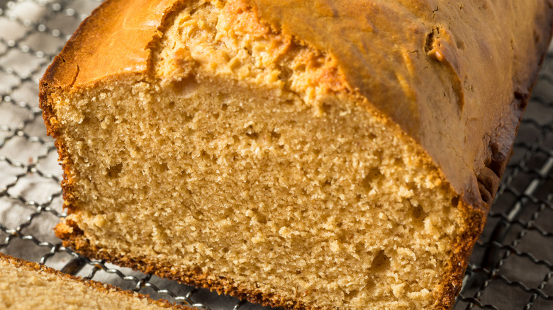 Peanut butter bread loaf