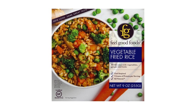 Box of vegetable fried rice
