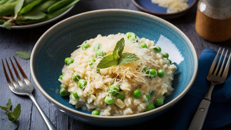 A bowl of risotto