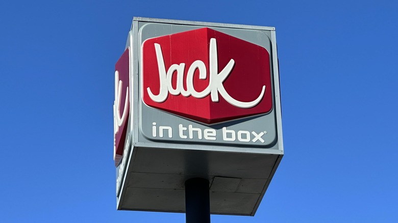 Jack in the Box logo sign