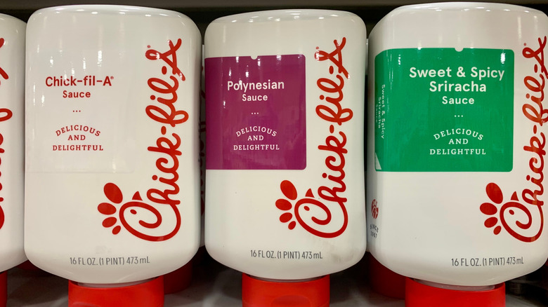Store-bought Chick-fil-A sauces