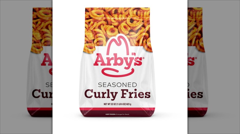 Arby's frozen seasoned curly fries