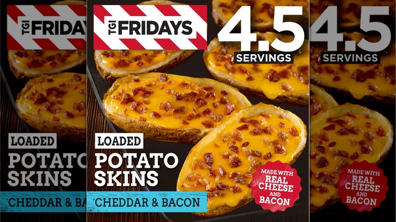 TGI Fridays frozen loaded potato skins