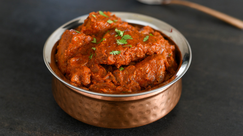 bowl of fish curry 