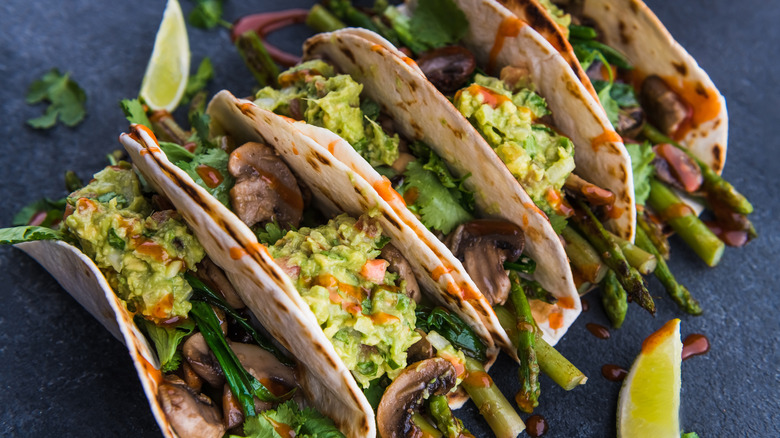 asparagus tacos