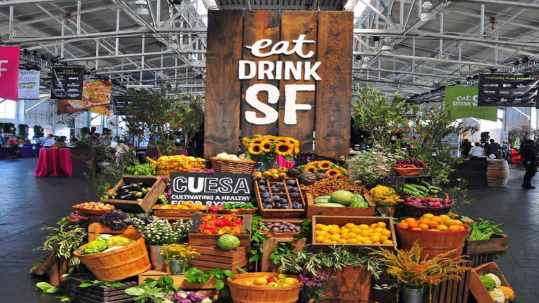 Display at the Eat Drink San Francisco festival