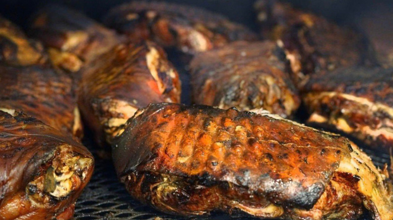Barbecued chicken