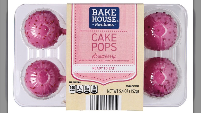 Package of strawberry cake pops