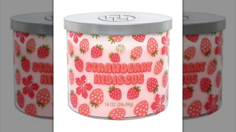 Strawberry Hibiscus candle