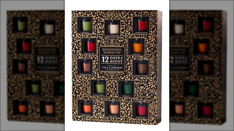 gift set with assorted scented candles