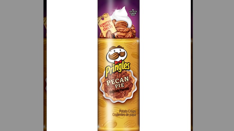 can of Pringles Pecan Pie chips