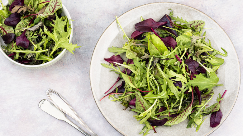 Leafy salad