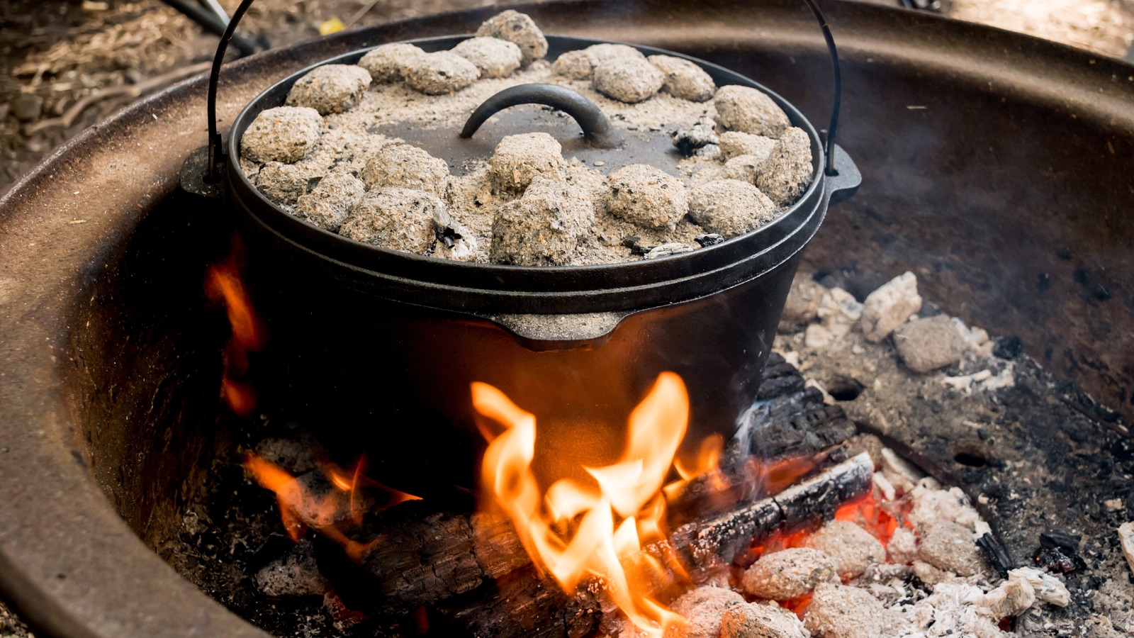 How To Cook With a Dutch Oven When Camping in a Fire