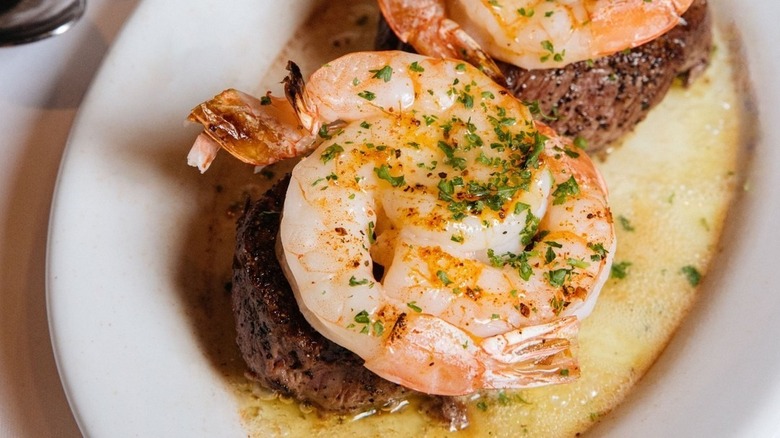 Filet and shrimp, Ruth's Chris