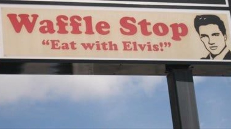 Waffle stop sign
