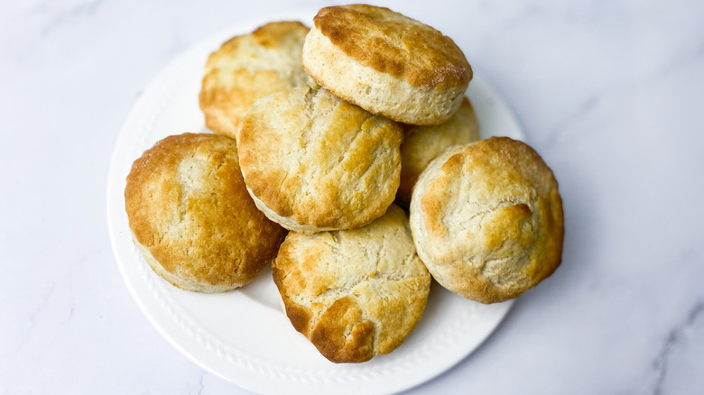 Platter of buttermilk biscuits