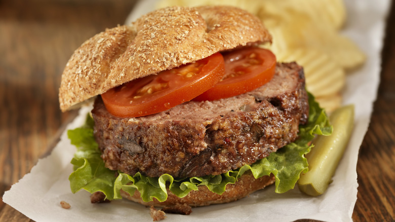 Meatloaf sandwich