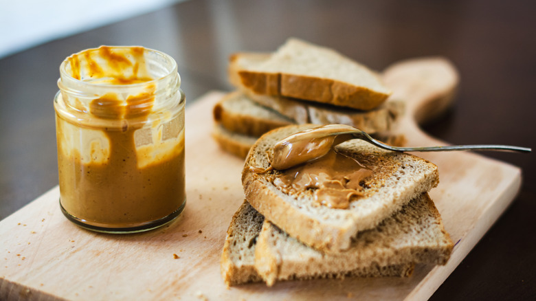Peanut butter sandwich