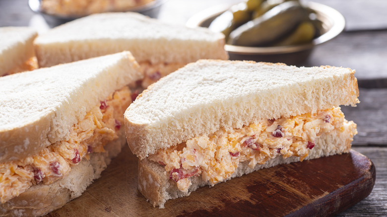 Pimento cheese sandwich