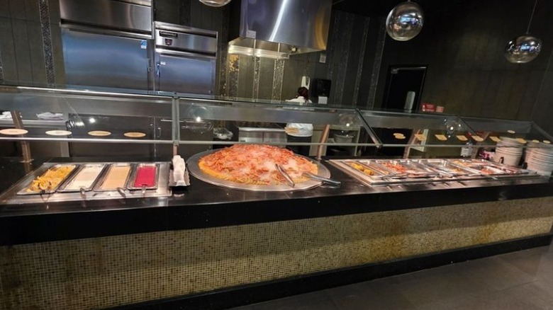 Seafood station at Palace Buffet