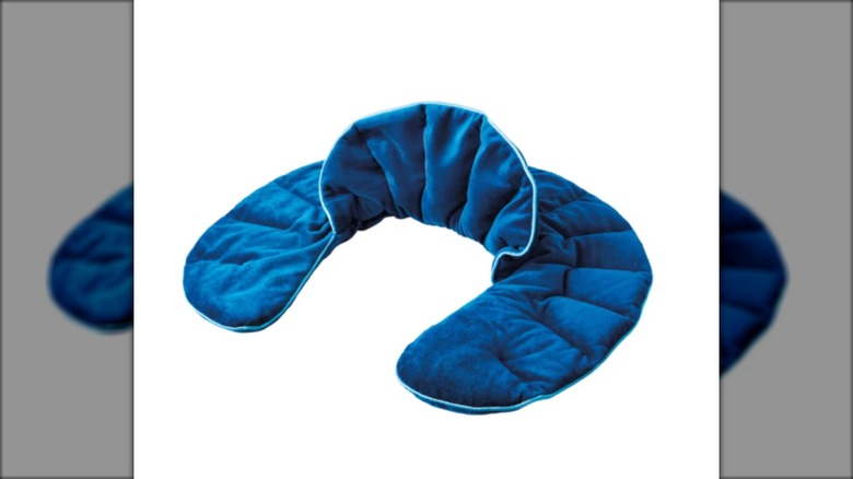 blue neck pillow