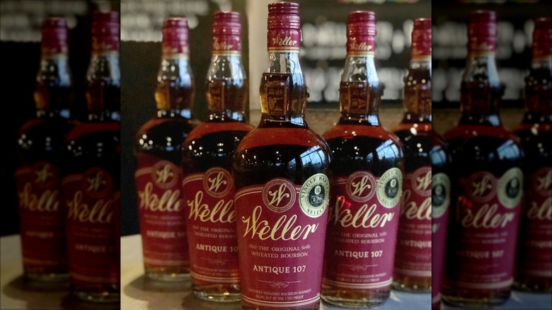 Bottles of Weller Antique107