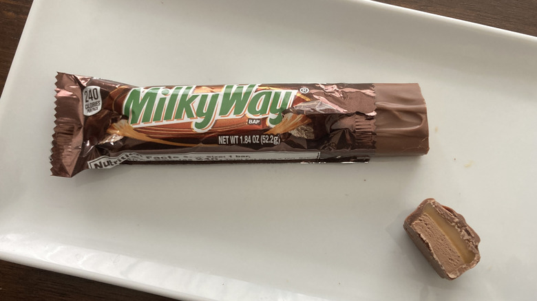 Milky Way open on plate
