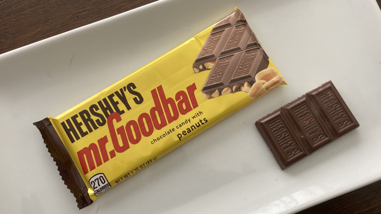 Mr. Goodbar on plate