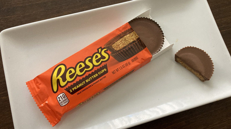 Reese's Peanut Butter Cups on platter
