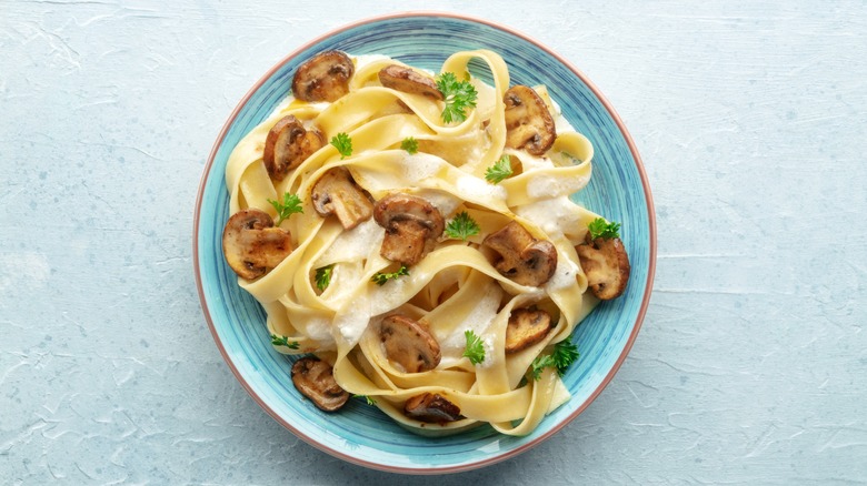 creamy mushroom pasta