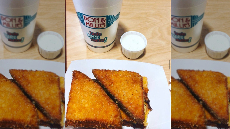 don and millies fried grilled cheese and drink