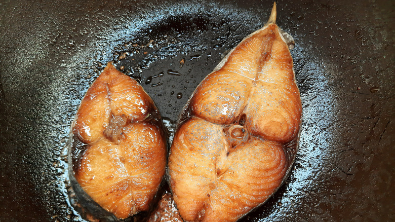 Deepfried king mackerel