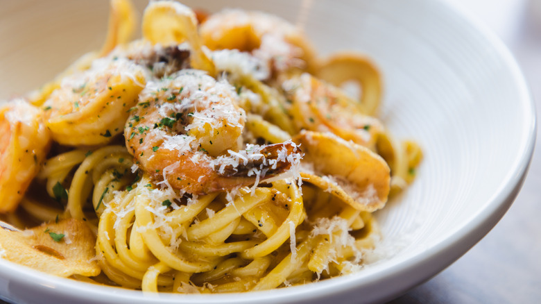 Seafood spaghetti