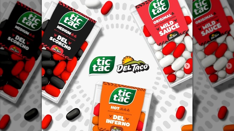 packs of Del Taco Tic Tacs