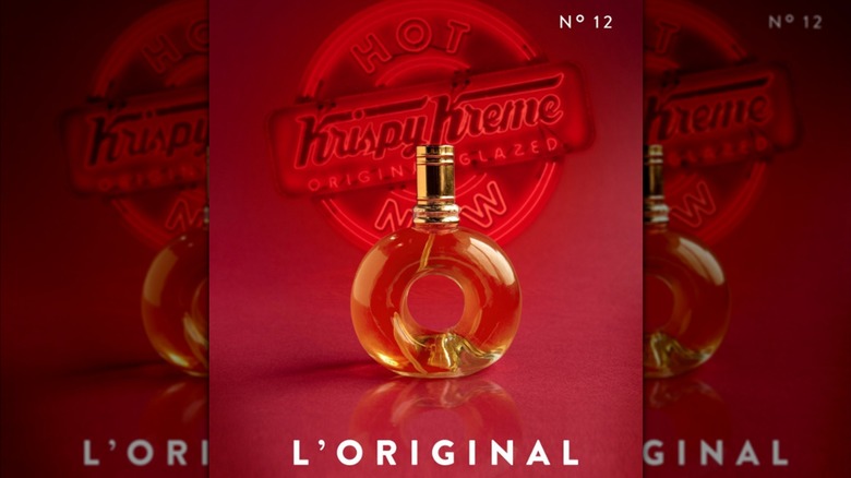 bottle of Krispy Kreme donut perfume